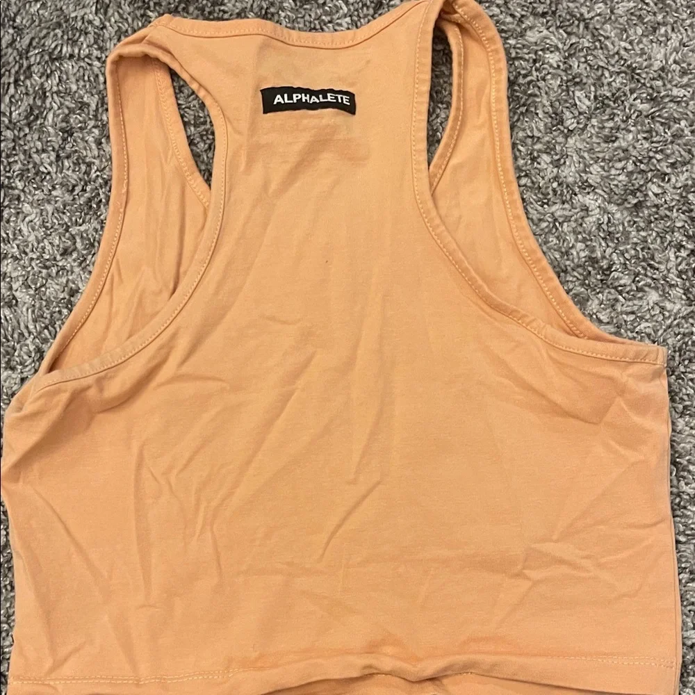 Alphalete Peach Racerback Tank - Picture 3 of 3